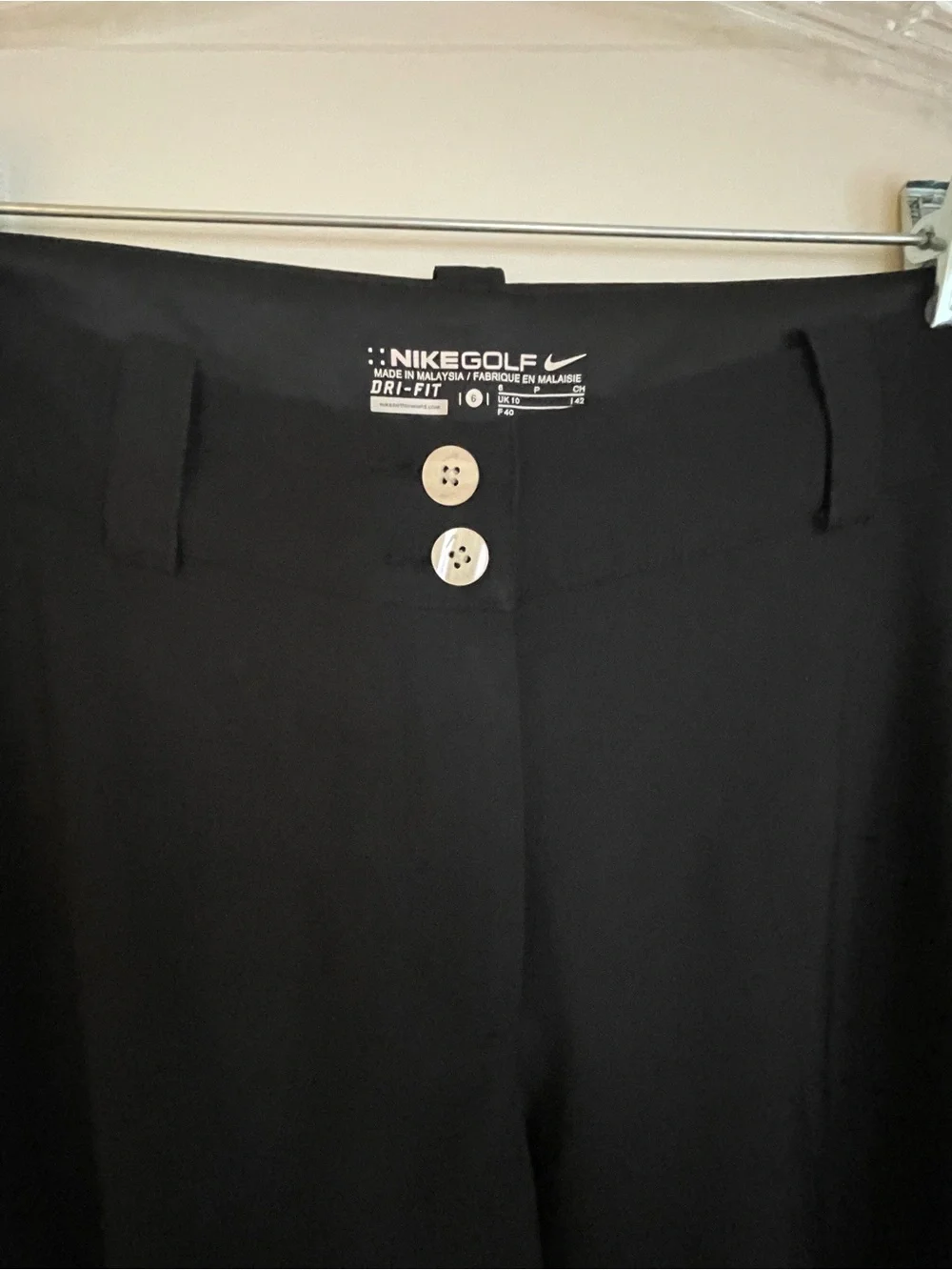 Nike Golf Dri-FIT Cargo Bermuda Shorts Black Size 6